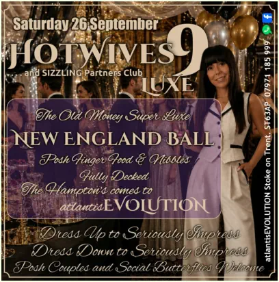 Swingers Club Stoke Fetish Club Stoke Greedy Girls Club Stoke BDSM Events Hot Wives Hotwives at atlantisEVOLUTION Stoke Staffordshire Midlands ST63AP 07971185999