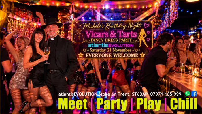 Swingers Club Stoke Fetish Club Stoke Greedy Girls Club Stoke BDSM Events Hot Wives Hotwives at atlantisEVOLUTION Stoke Staffordshire Midlands ST63AP 07971185999