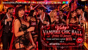 Swingers Club Stoke Fetish Club Stoke Greedy Girls Club Stoke BDSM Events Hot Wives Hotwives at atlantisEVOLUTION Stoke Staffordshire Midlands ST63AP 07971185999