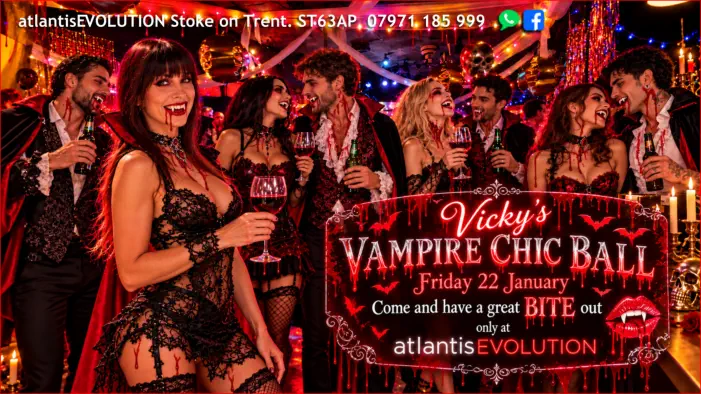 Swingers Club Stoke Fetish Club Stoke Greedy Girls Club Stoke BDSM Events Hot Wives Hotwives at atlantisEVOLUTION Stoke Staffordshire Midlands ST63AP 07971185999
